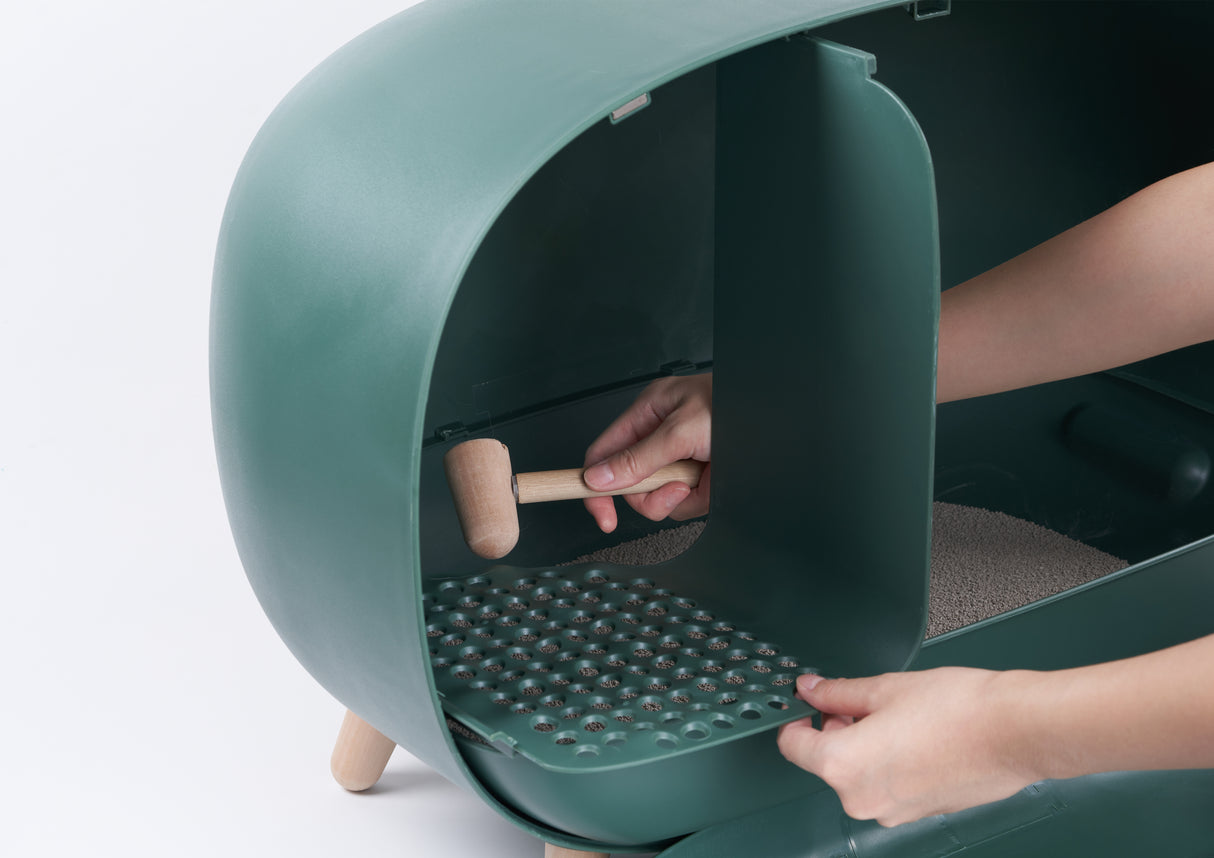 MakeSure kattenbak met lade - Groen - Design Prijs Winnaar!