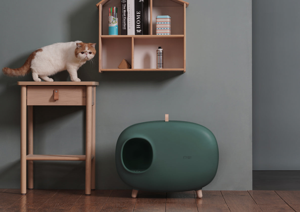 MakeSure kattenbak met lade - Groen - Design Prijs Winnaar!