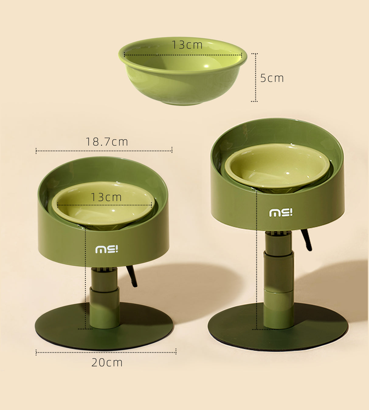 Makesure ergonomisch kattenschaaltje