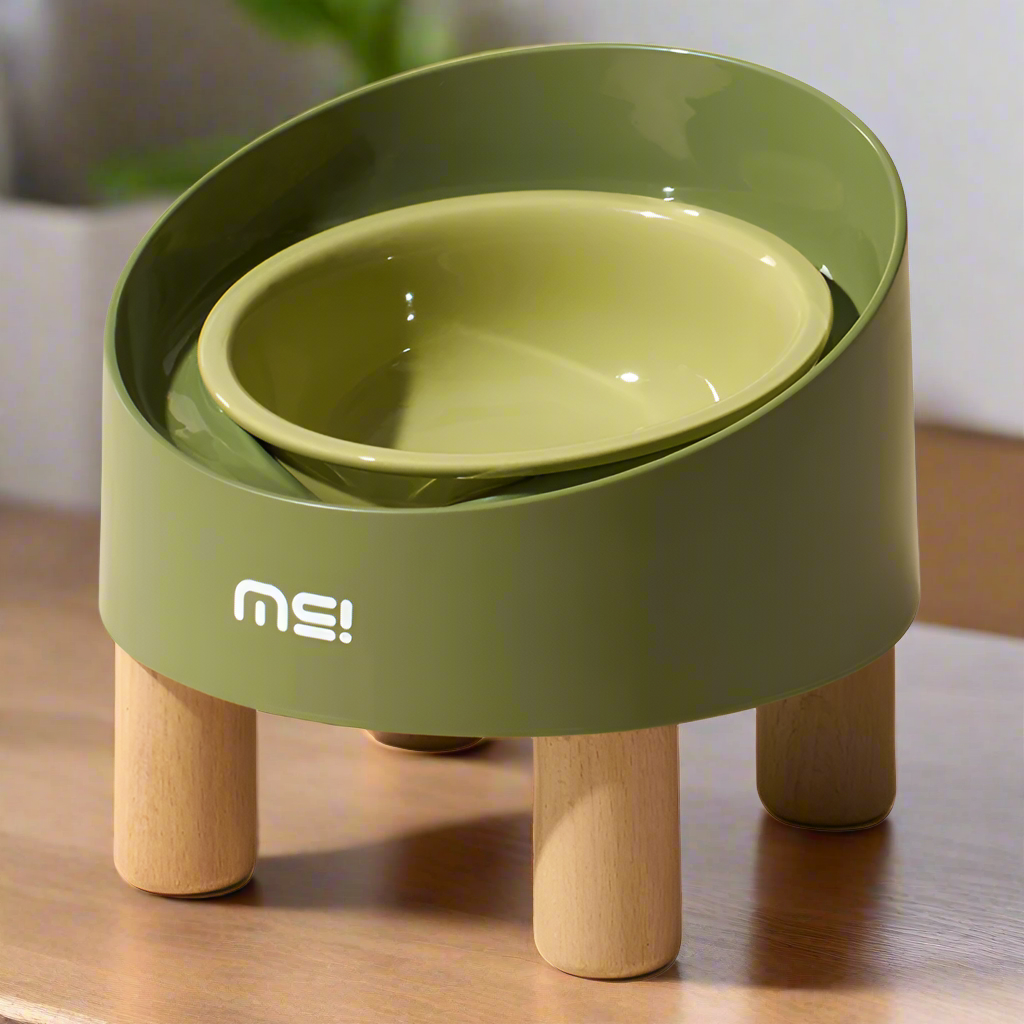 MakeSure Rolls keramische voerbak - in hoogte verstelbaar