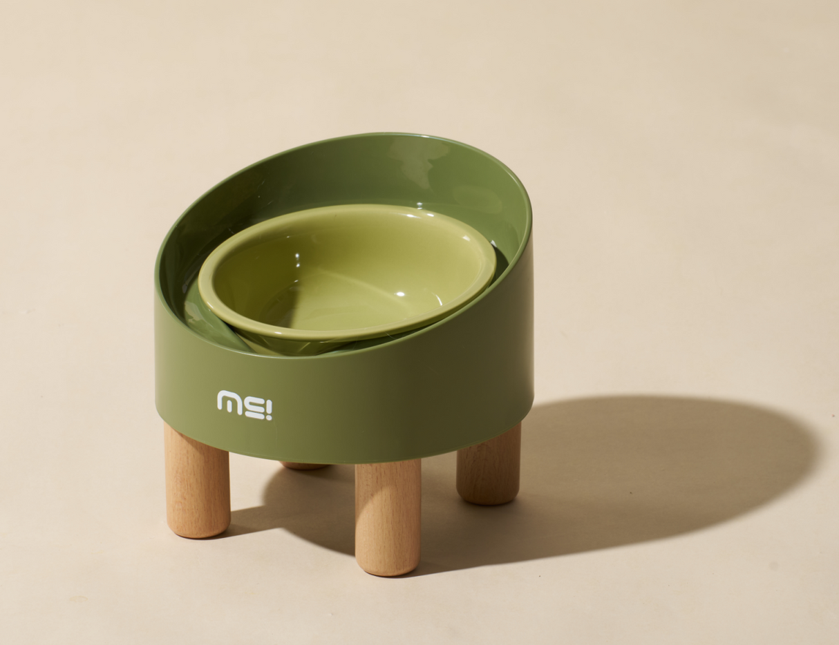 MakeSure Rolls keramische voerbak - in hoogte verstelbaar