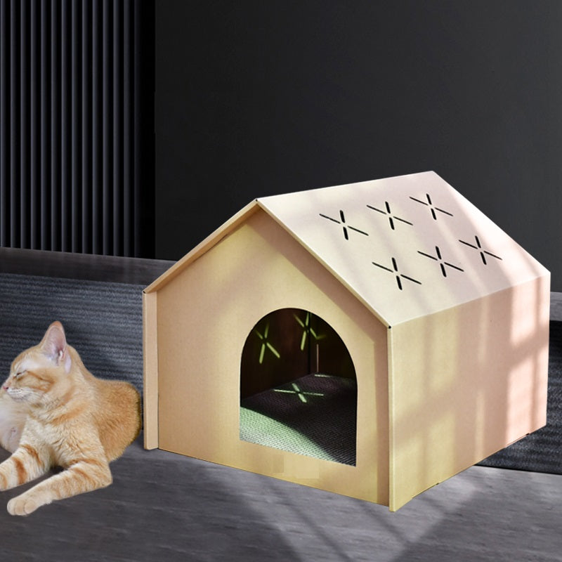 Maison de jeu à gratter pour chat | Maison pour chats et chats | 50x32x40cm
