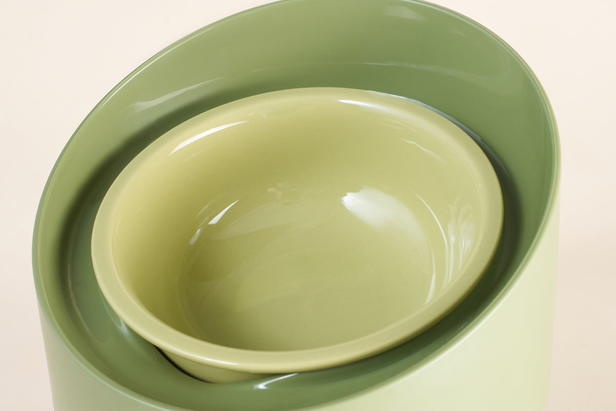 MakeSure Rolls keramische voerbak - in hoogte verstelbaar