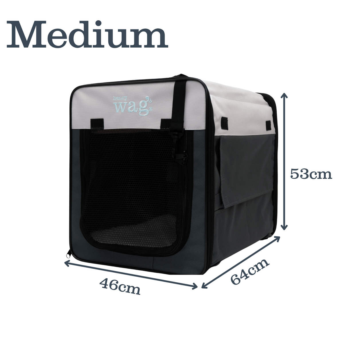 Henry Wag Opvouwbare Bench Hond - Reisbench M