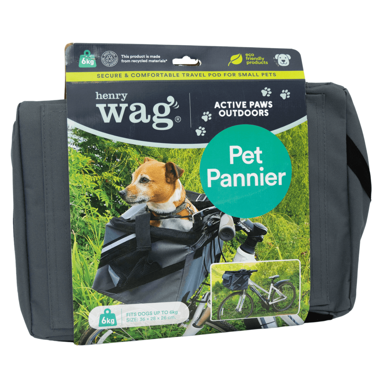 Henry Wag Fietstas voor honden en katten