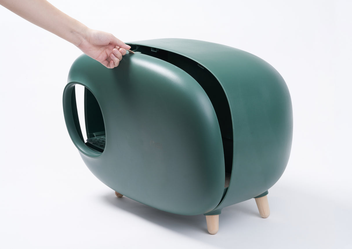 MakeSure kattenbak met lade - Groen - Design Prijs Winnaar!