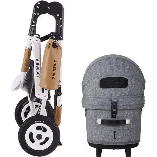 AirBuggy Dome 3 Regular - Earth Grey - hondenbuggy