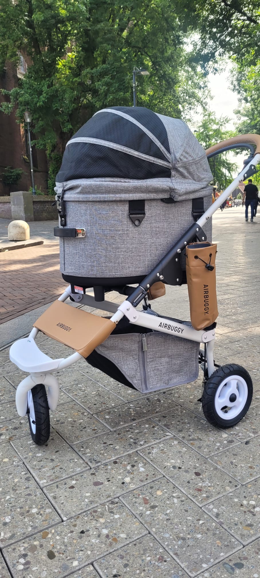 AirBuggy Dome 3 Regular - Earth Grey - hondenbuggy