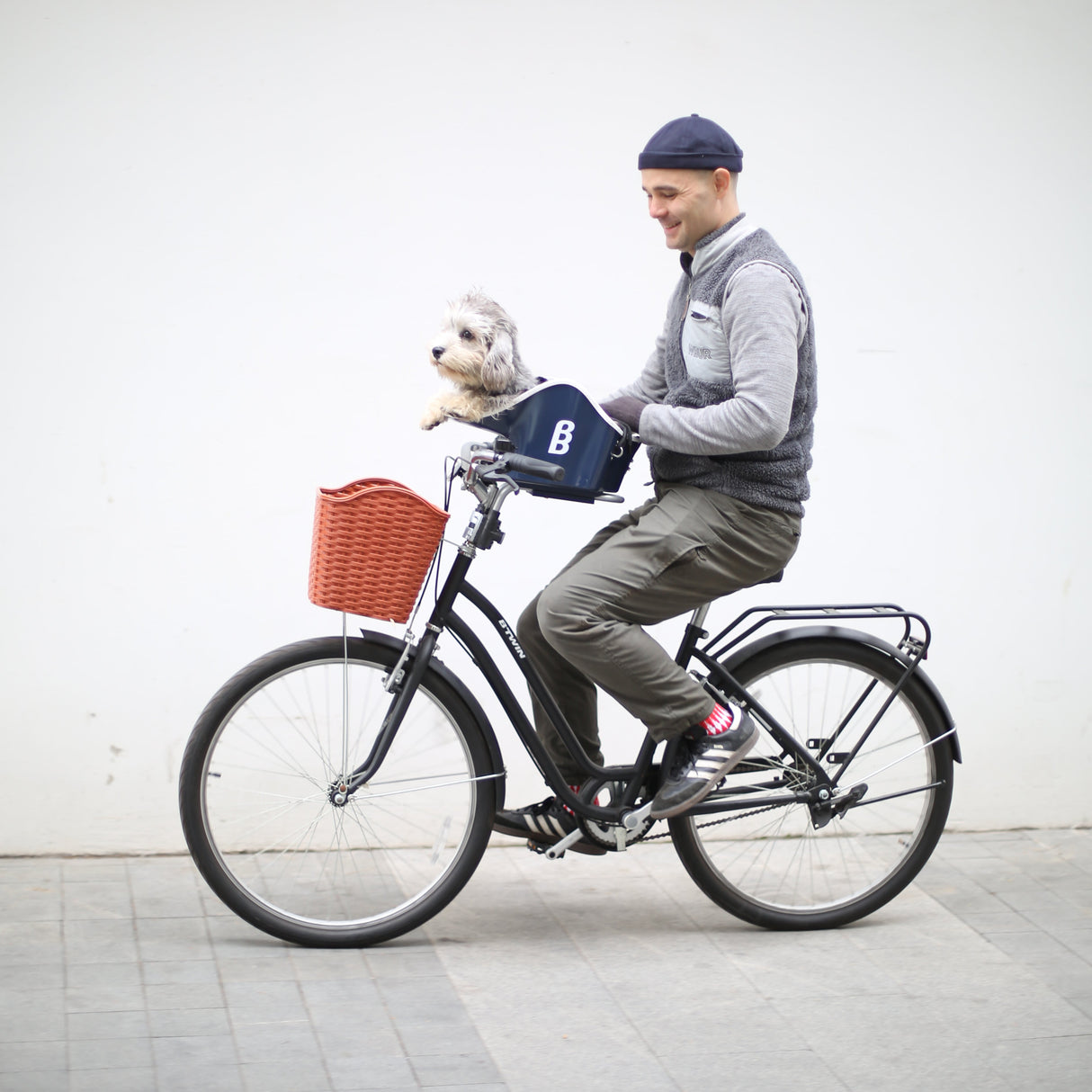 Brook & Breeze Canine Copilot Blue Honden fietszitje - SpirePets