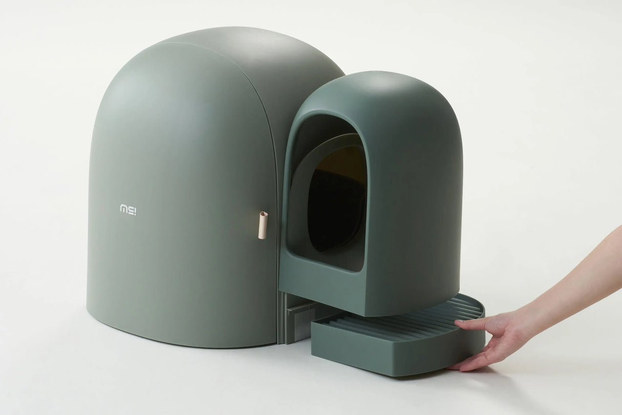 Kattenbak - grote ruimte - inclusief kattebakschepje - lekvrij - geurvrij - one size fits all - SpirePets