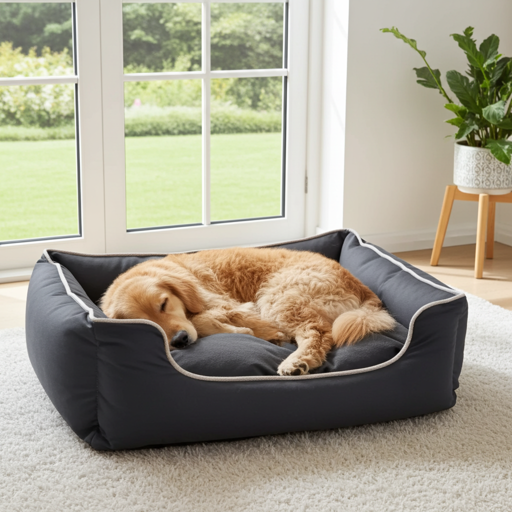 Water-resistant pet bed - non-slip - easy to clean - dog basket Bastiaan - size L