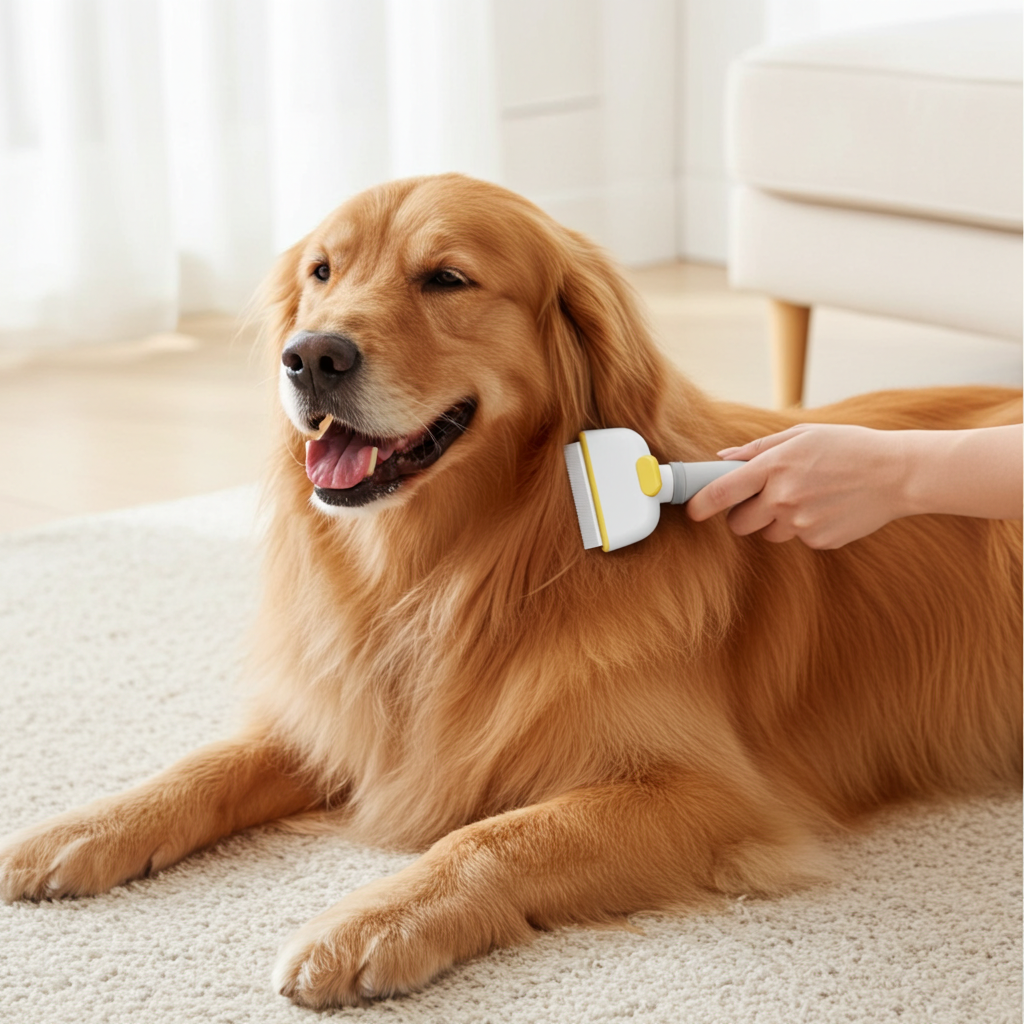 Small detangling comb for pets