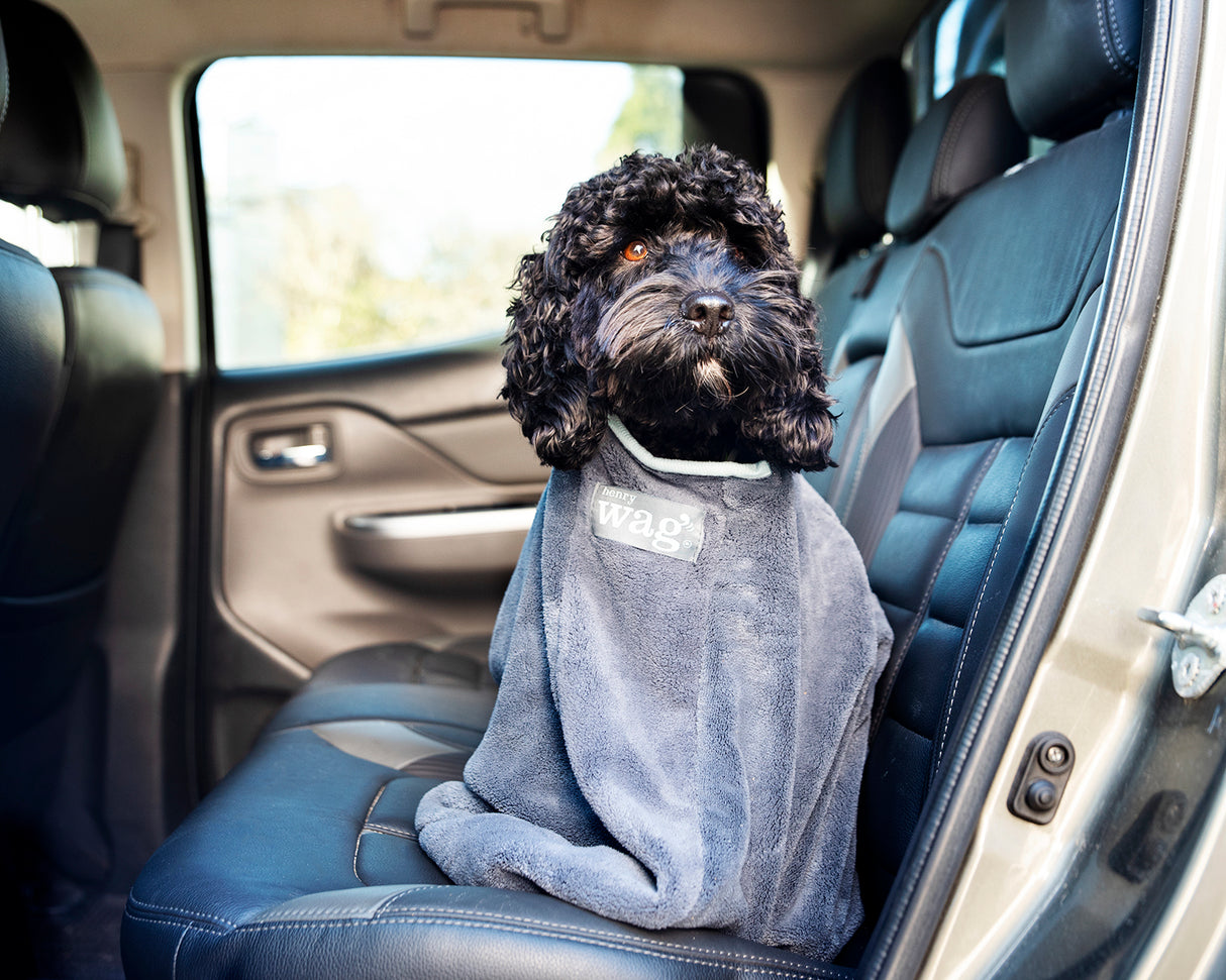 Henry Wag honden droogzak - microvezel - Maat M