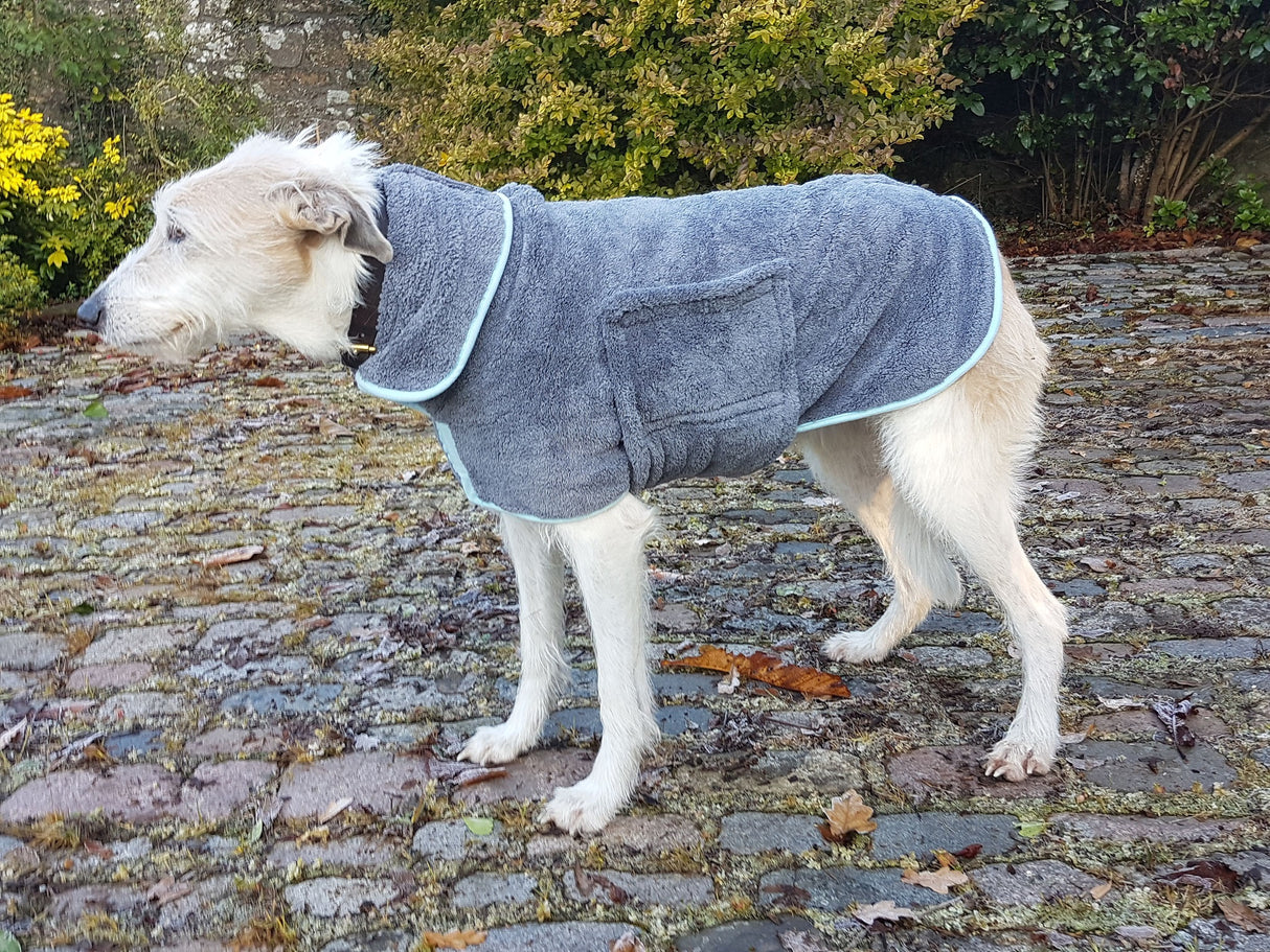 Peignoir en microfibre pour chien Henry Wag - Manteau de séchage pour chien - Taille XL