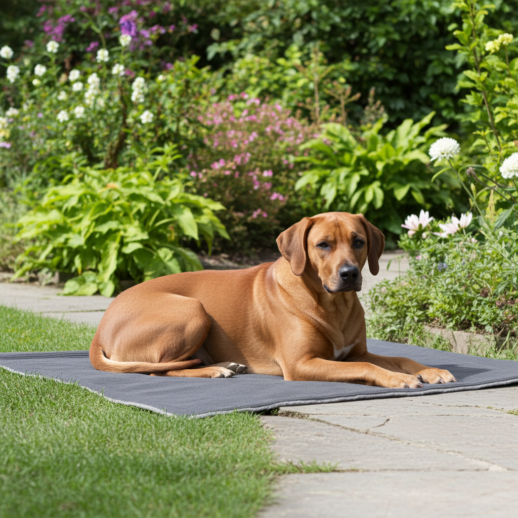 Comfortable dog cushion Joey - black - dog mattress - anti-slip bottom - soft polyester sponge - easy to clean