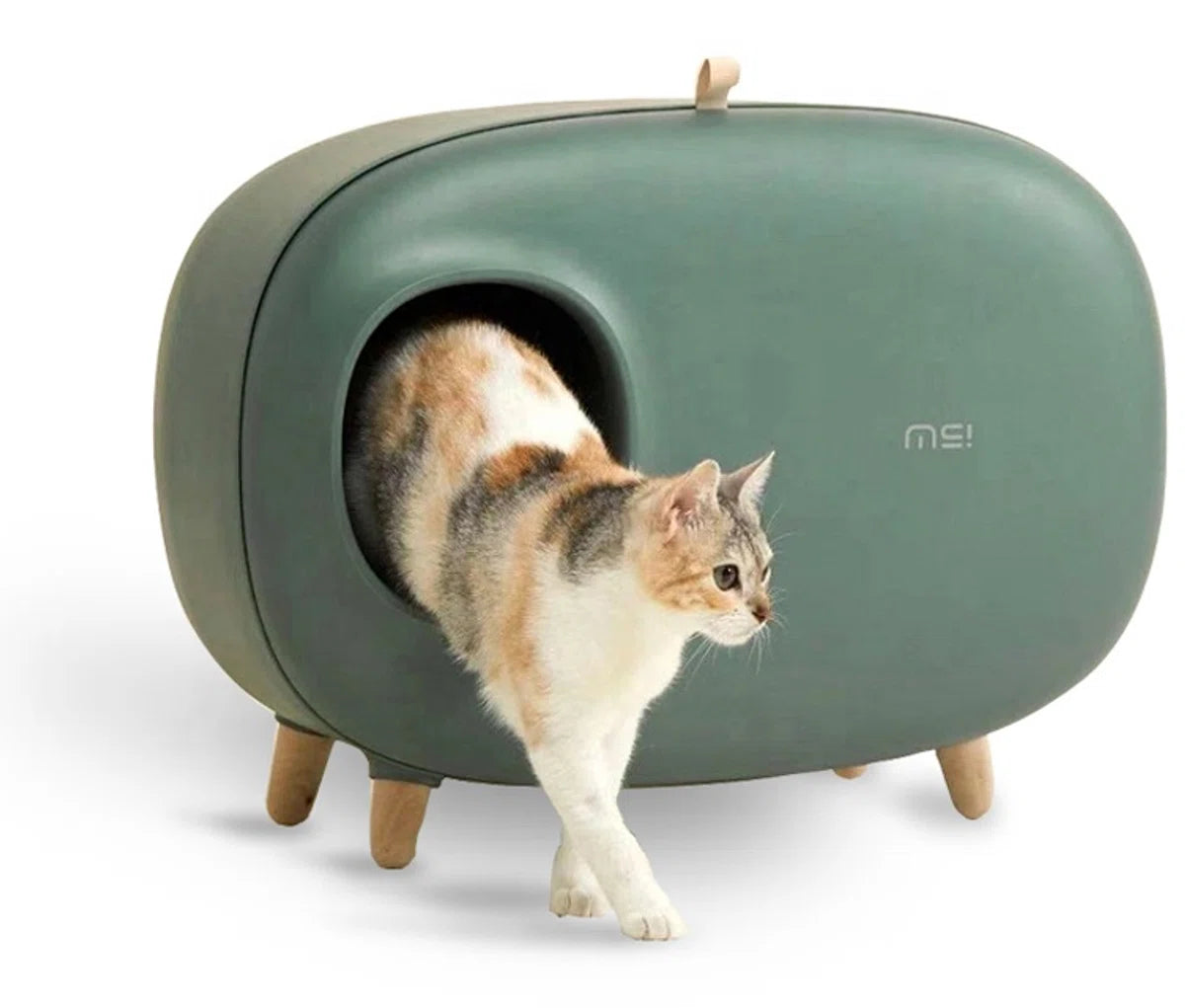 MakeSure kattenbak met lade - Groen - Design Prijs Winnaar!