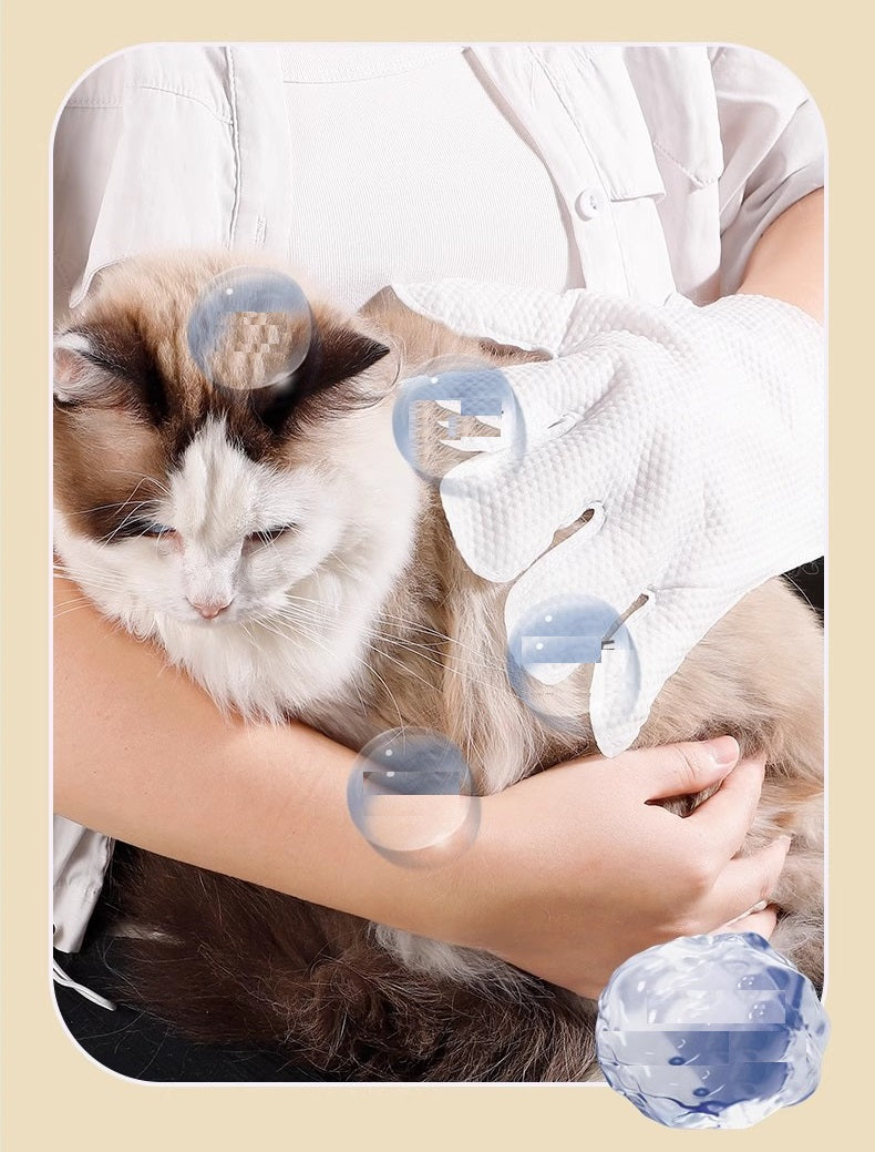 Gants de toilettage pour chiens et chats