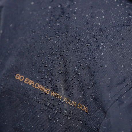 Regenjas - waterdicht- lichtgewicht - unisex - donkerblauw - maat L - SpirePets