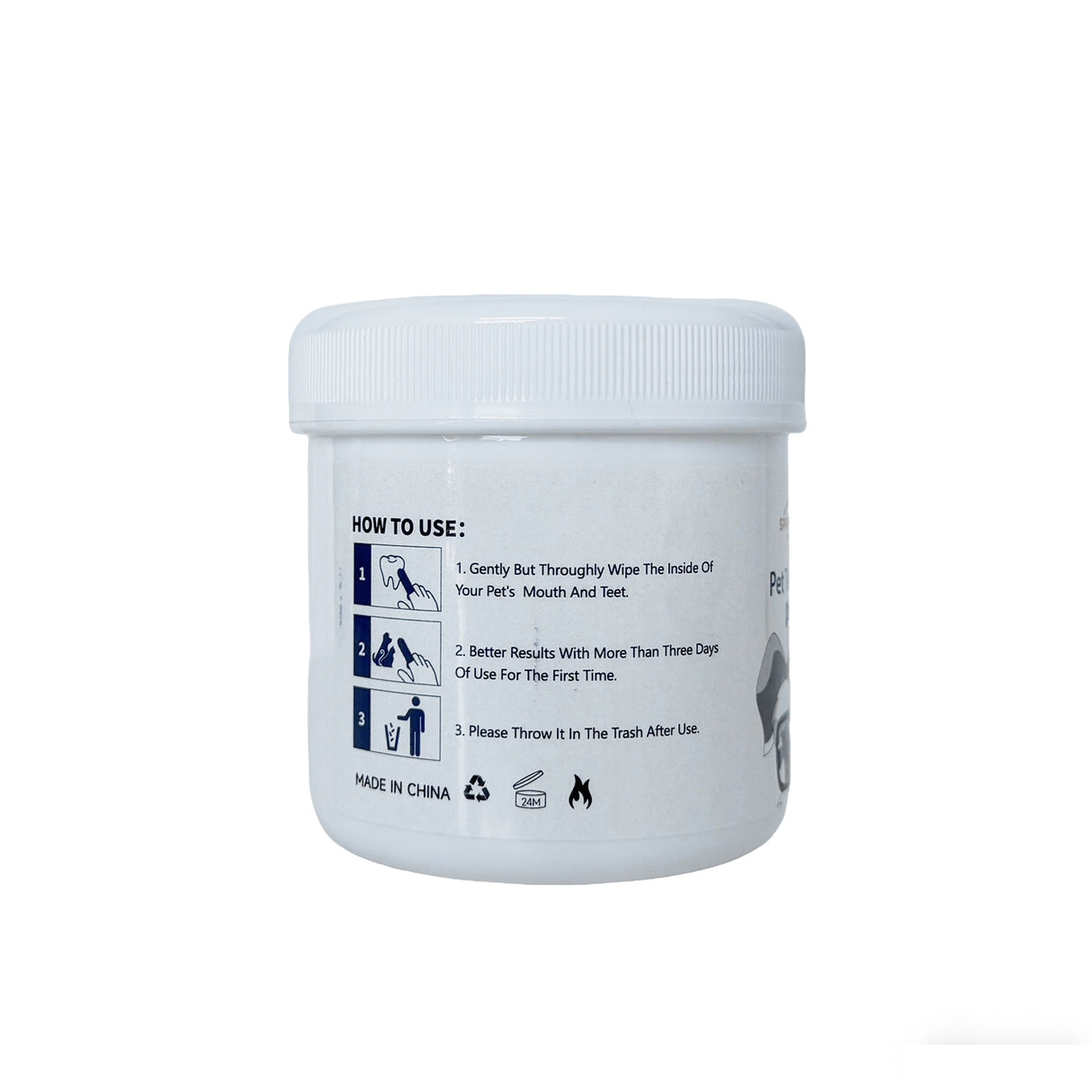 Tandverzorgingsdoekjes voor Hond & Kat – 50 stuks