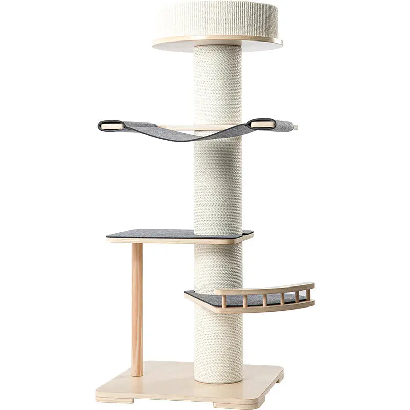Honeypotcat Kattenboom - krabpaal met kattenmand