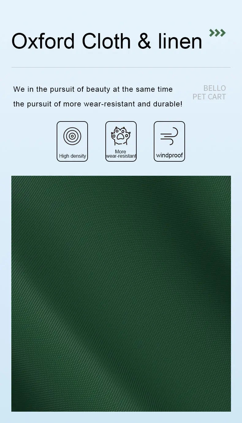 BELLO Wandelwagen voor huisdieren - voor honden en katten - 3 in 1 - inklapbaar - SpirePets