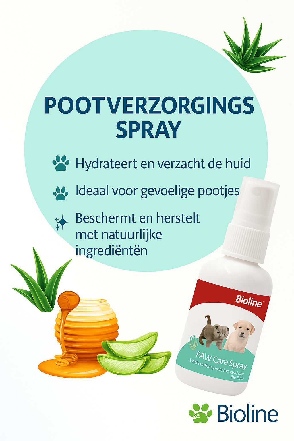 Huisdier Pootverzorging - Voetzolen Spray 50ml voor hond en kat