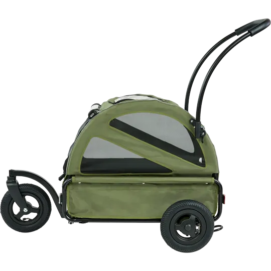 AIRBUGGY Twinkle Moss Green – Luxe Hondenbuggy - SpirePets