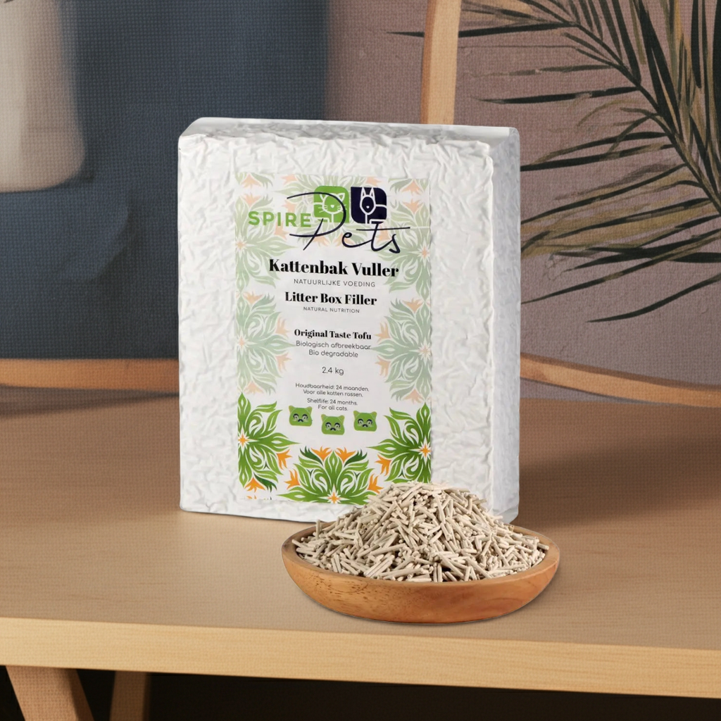 Tofu cat litter - environmentally friendly - biodegradable and odor-eliminating - 6 liters - 2.4 KG