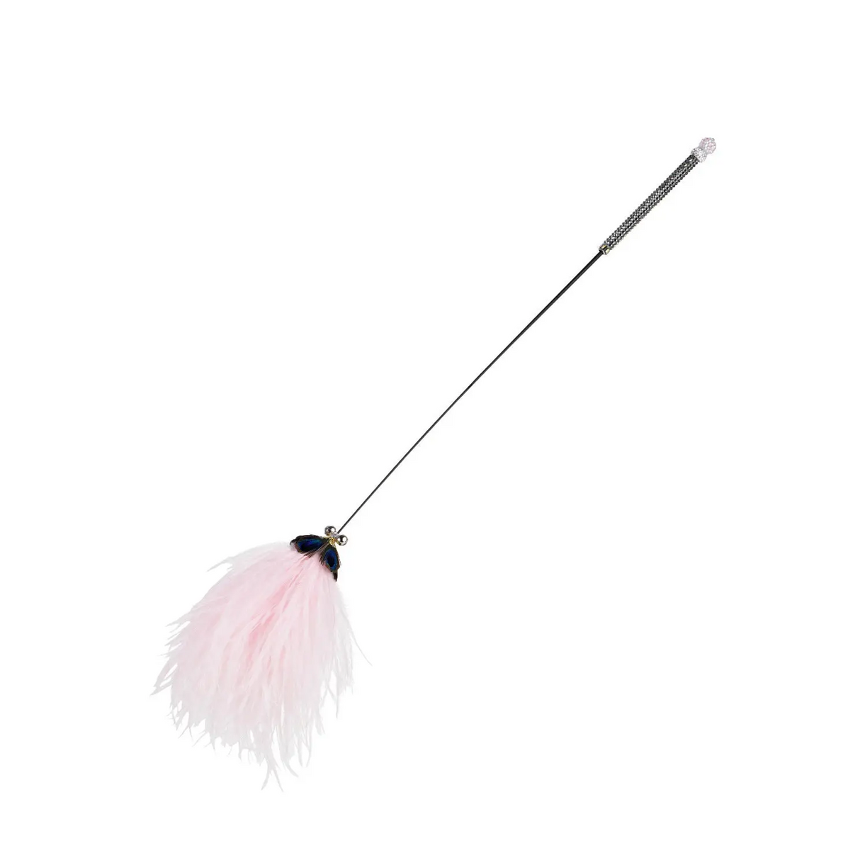 Kattenhengel met veren - speelhengel voor katten