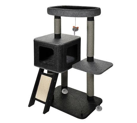 Krabpaal katten - donkergrijs - krabmeubel - krabpaal ROCKY - SpirePets