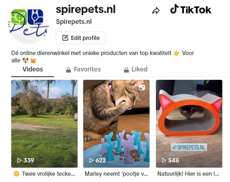 Ontdek ons op TikTok: meer plezier, foto's, video's, en entertainment! - SpirePets