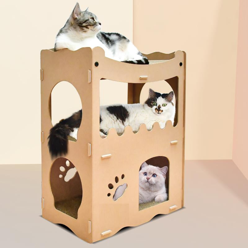 Maison pour chat - maison de jeu durable pour chats