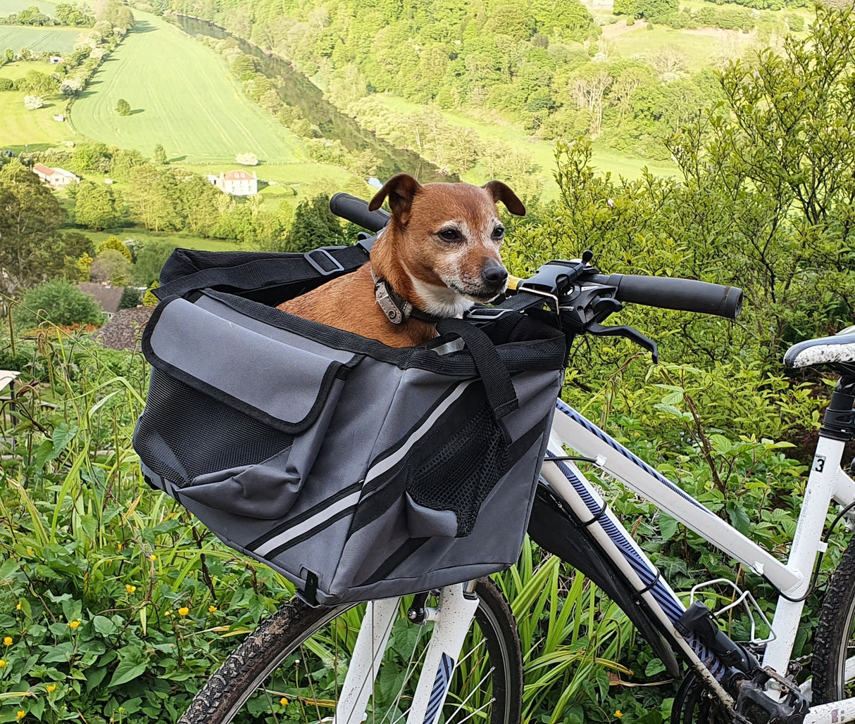 Henry Wag Fietstas voor honden en katten - fietsendrager voor huisdieren