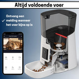 Voerautomaat Camera en Audio Inclusief SD-Kaart - Automatische Voerbak Wit - SpirePets