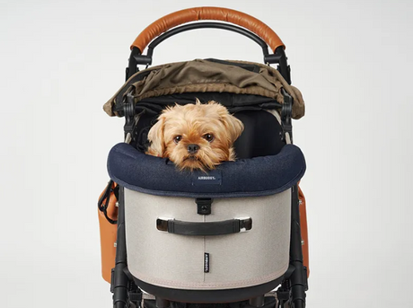 AirBuggy DOME 3 Large – Salmon Berry Luxe wandelwagen - SpirePets