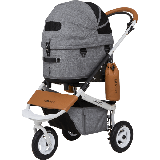 Air Buggy Dome 3 Regular Earth Grey – Comfortabele en stijlvolle hondenbuggy