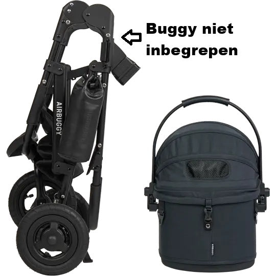 AirBuggy Dome 3 Regular Earth Grey – Poussette pour chien confortable et élégante