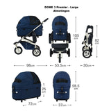 AirBuggy Dome 3 Premier Set Large - Navy Blue