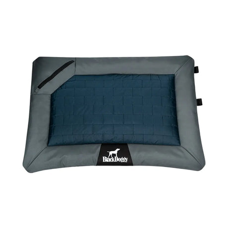 Honden campingbed - waterdicht - buiten gebruik - oprolbaar - donkerblauw - maat L - SpirePets