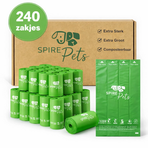 Poepzakjes Extra Groot 100% Biologisch afbreekbaar - SpirePets