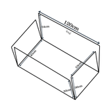 Henry Wag huisdier auto hangmat - autodeken voor hond - 120 x 53 x 40cm