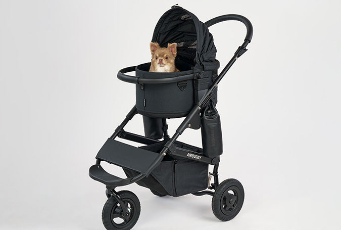 AirBuggy Dome 3 Regular Earth Grey – Poussette pour chien confortable et élégante