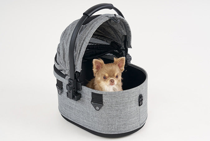 AirBuggy Dome 3 Regular Earth Grey – Poussette pour chien confortable et élégante