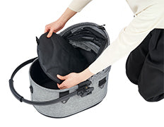 AirBuggy Dome 3 Regular Earth Grey – Poussette pour chien confortable et élégante