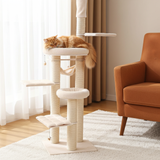 Cat scratching post - beige - scratching furniture - large scratching post - cat furniture