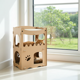 Cat house - sustainable playhouse for cats and kittens - cardboard