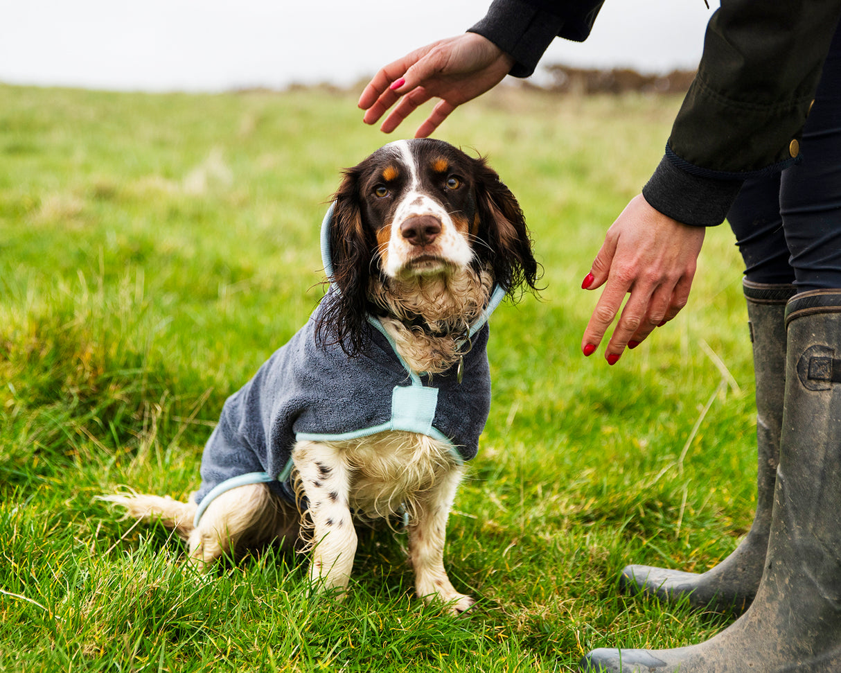 Henry Wag microvezel hondenbadjas - droogjas voor honden - Maat S