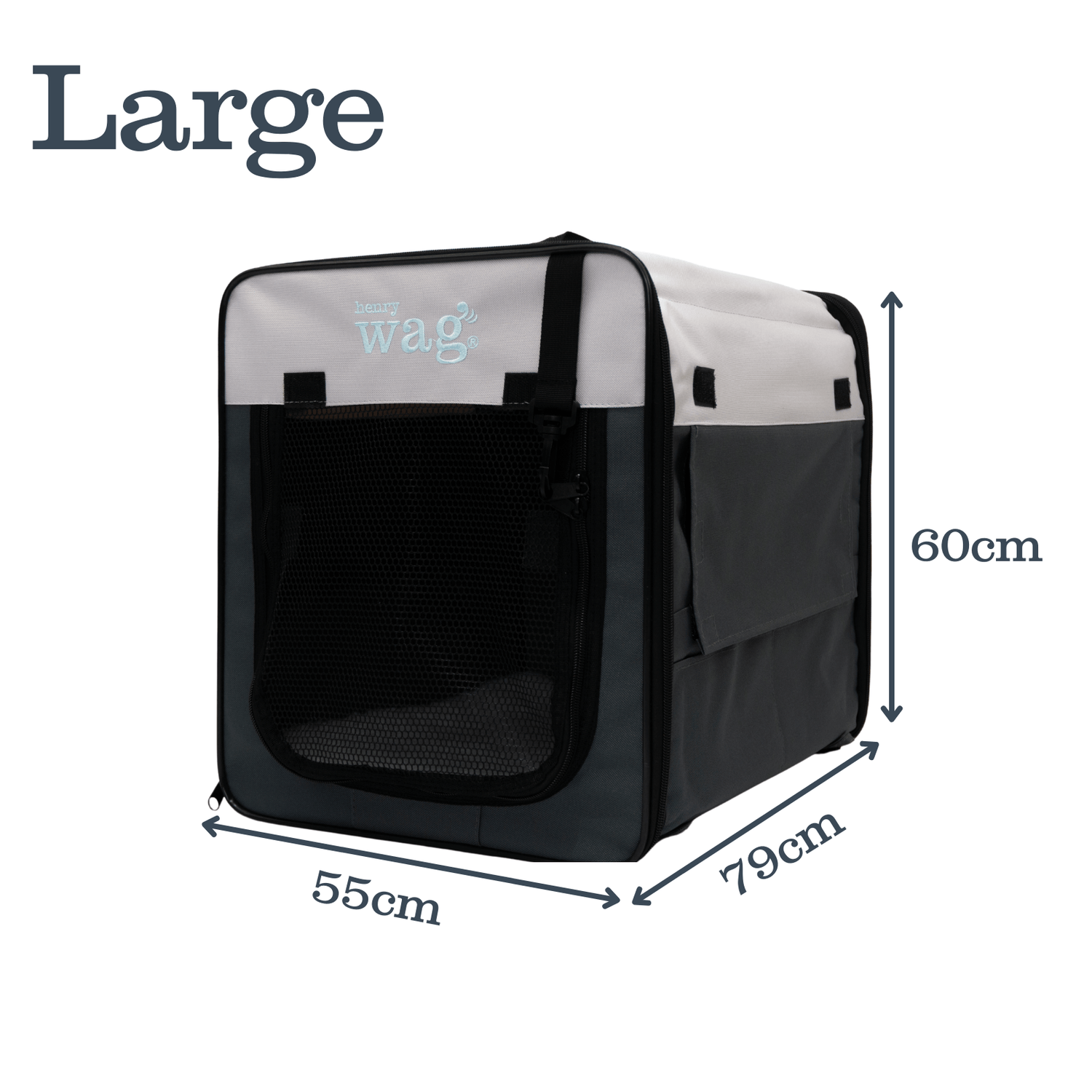 Henry Wag Opvouwbare Bench Hond - Reisbench L