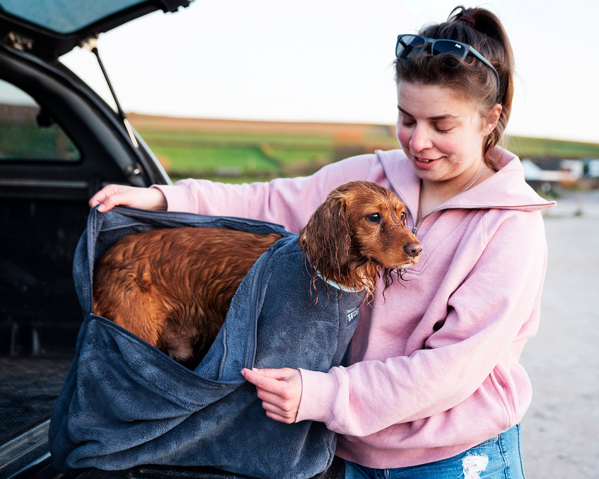 Henry Wag honden droogzak - microvezel - Maat M