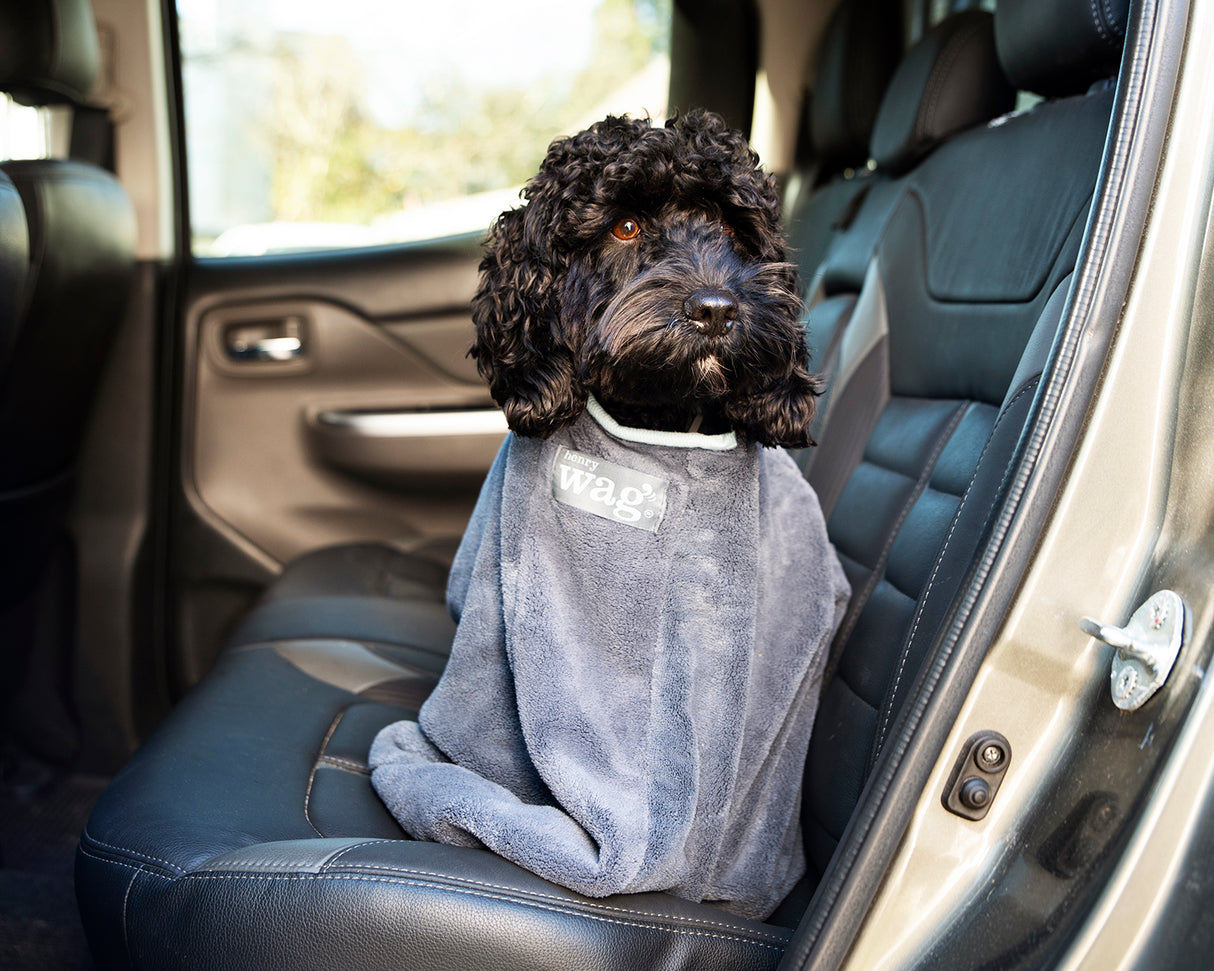 Henry Wag honden droogzak - microvezel - Maat M